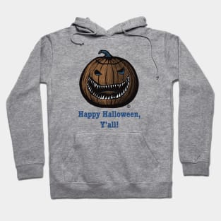 Happy Halloween Y’all Scary Pumpkin Hoodie